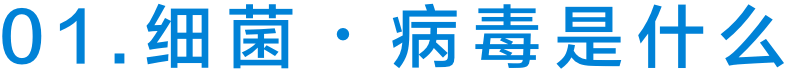 01.細菌・ウイルスとは